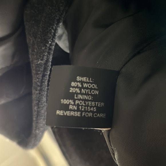 London Fog Size Petite Small Wool Peacoat - Picture 4 of 4